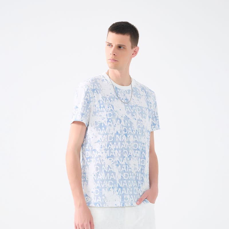 Футболка DAVID NAMAN SS24 LogoT - изображение 7