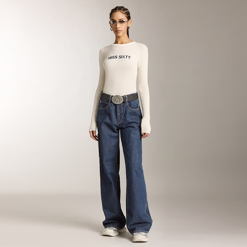 Кофта Miss Sixty Slim Fit Long Sleeve Sweater - изображение 7