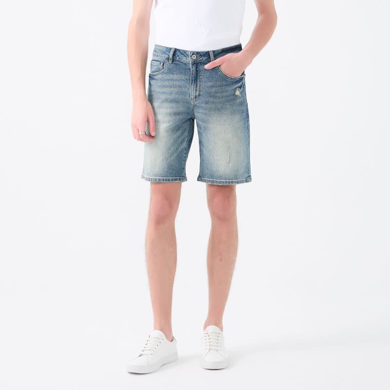 Джинсовые шорты DAVID NAMAN SS24 - изображение 6