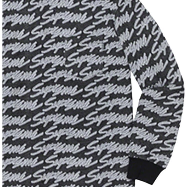 Футболка Supreme SS19 Signature Script Logo LS Pocket Tee - изображение 2