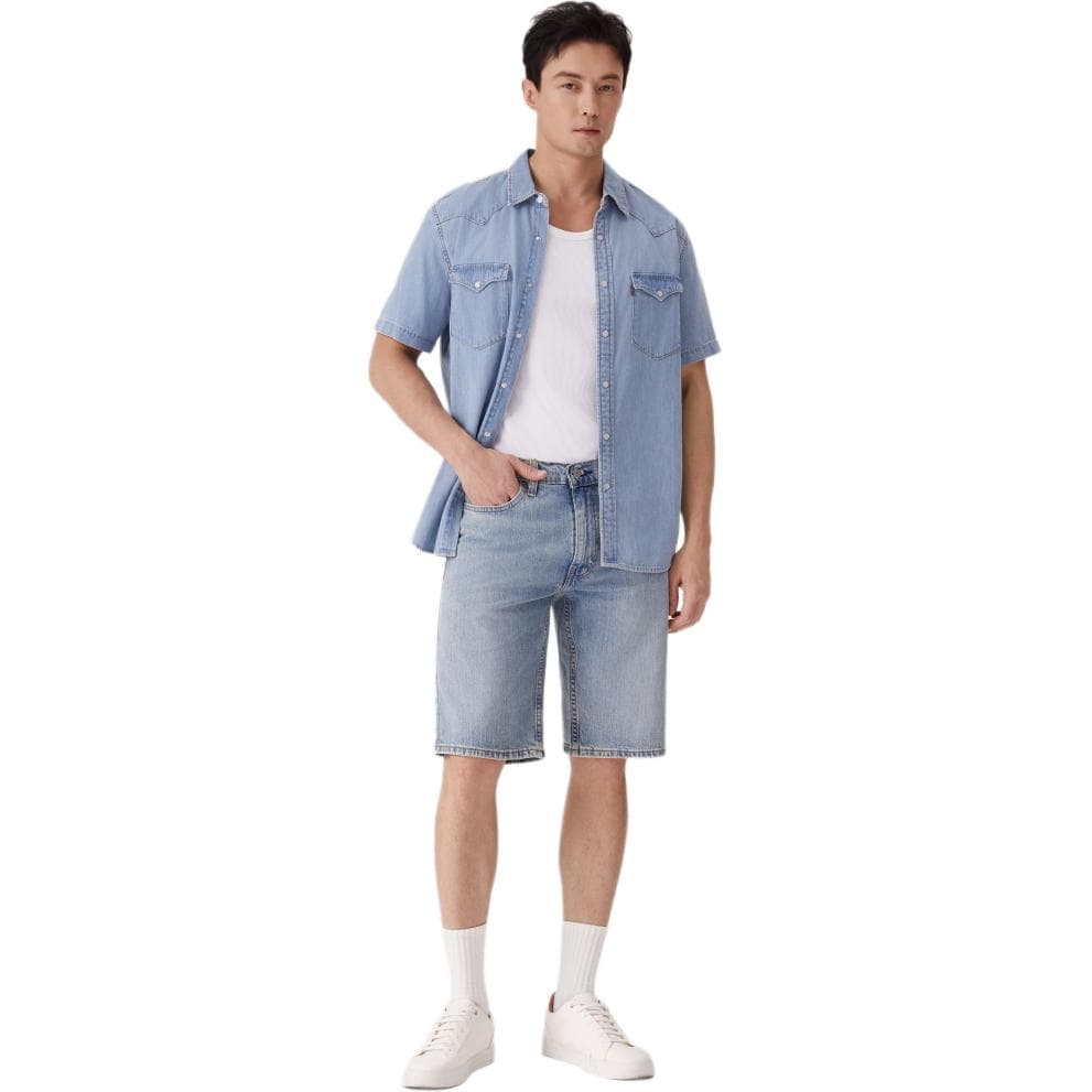 Джинсовые шорты Levis Denim Shorts Blue - изображение 6