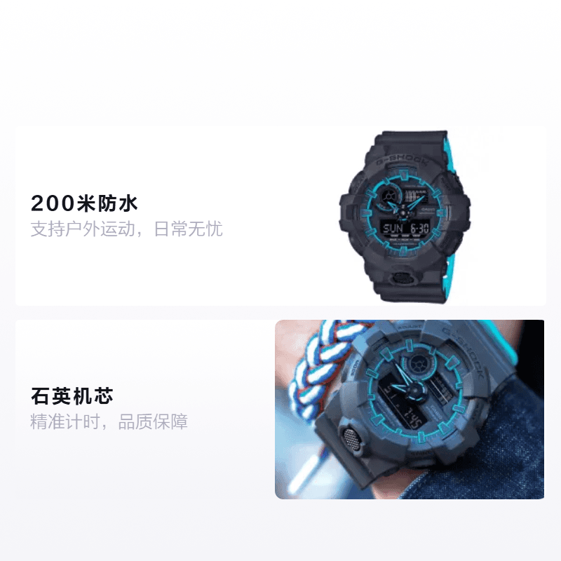 Часы CASIOG-SHOCK YOUTH GA-700SE-1A2 - изображение 2