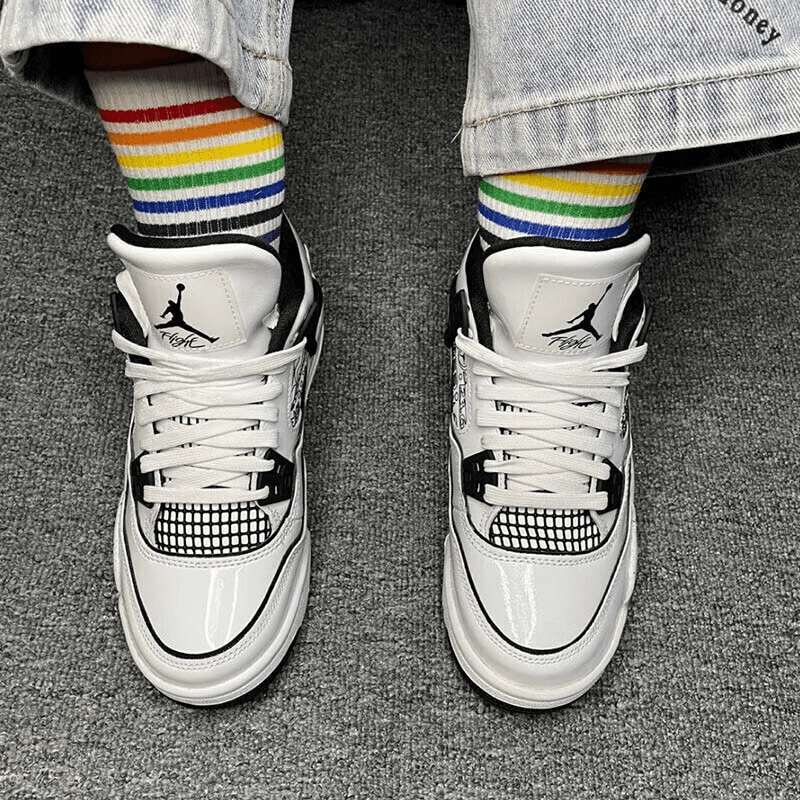 Кроссовки для баскетбола Jordan Air Jordan 4 "DIY" GS - изображение 4