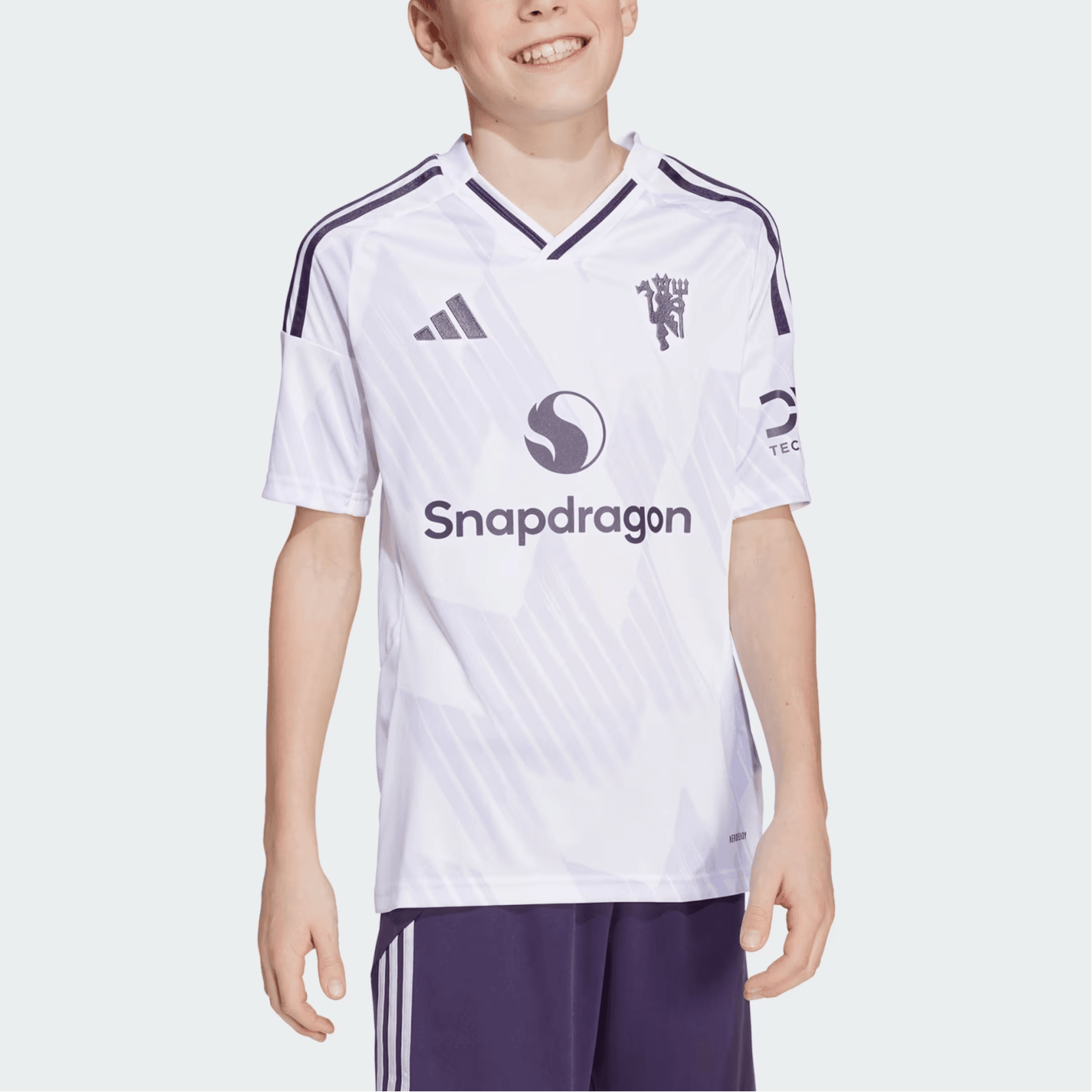 Футболка adidas Manchester United Away Jersey 25/26 Kids - изображение 3