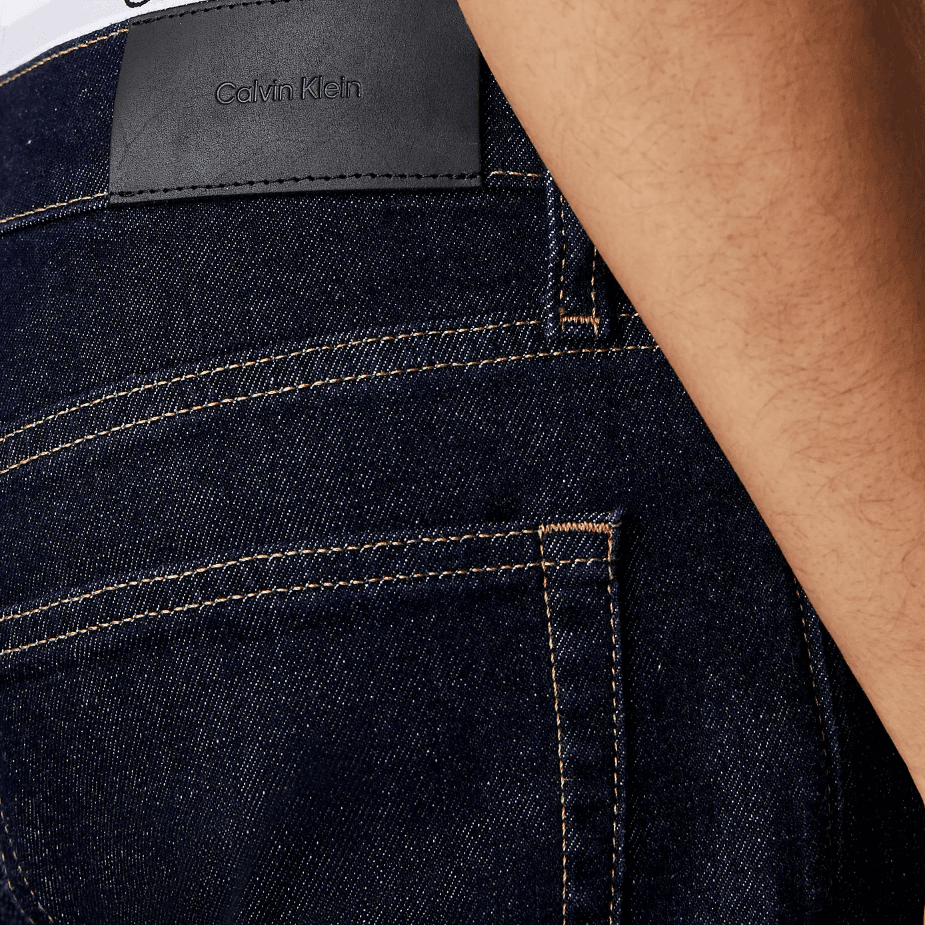 Штаны Calvin Klein Джинсы Европейская версия Мужские Темно-синие - изображение 3