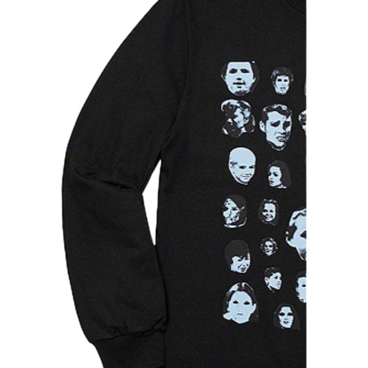Футболка Supreme Faces L/S Tee Black - изображение 2