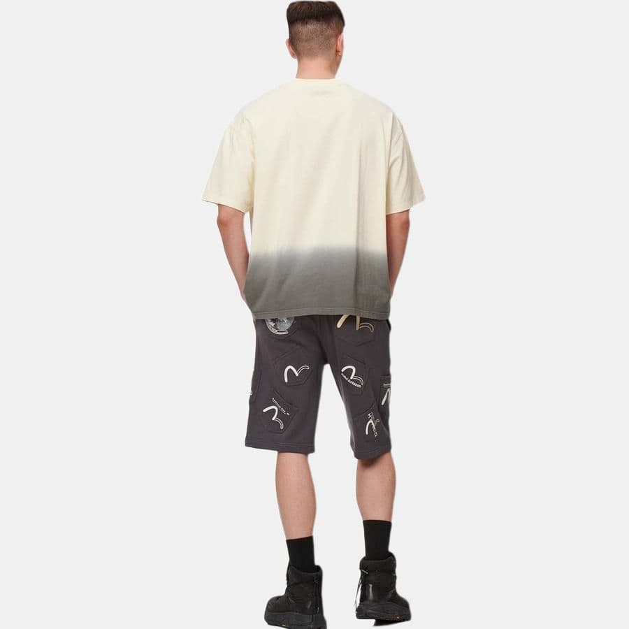 Тренировочные штаны EVISU SS22 Seagull Print Multi-Pocket Shorts - изображение 6