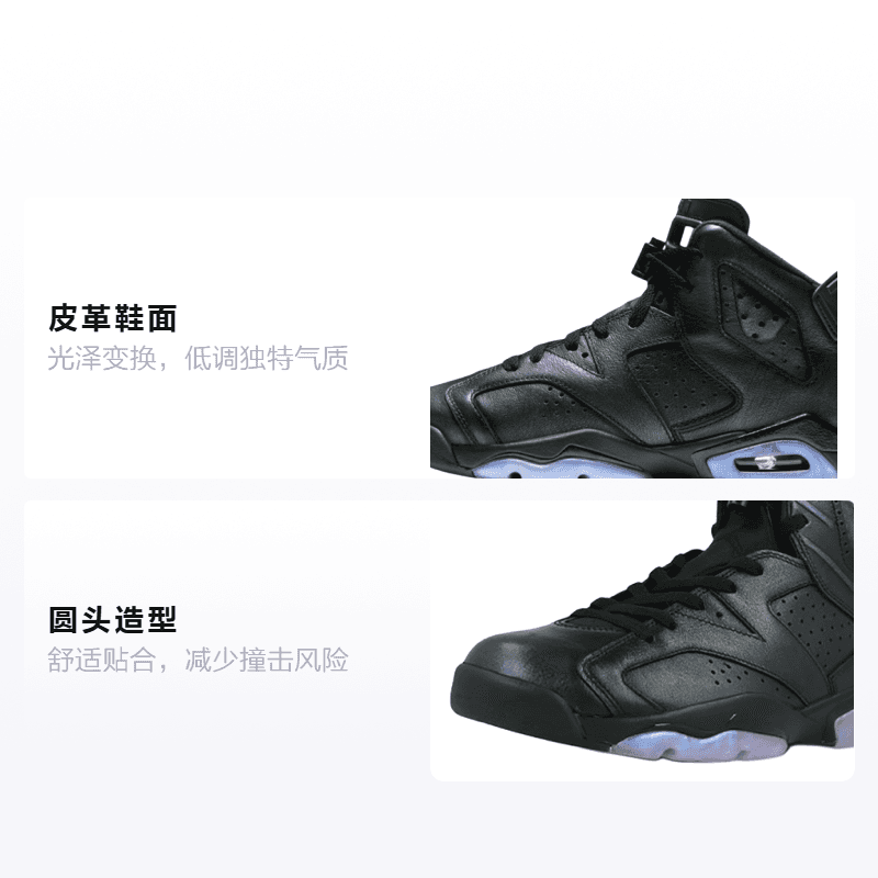 Кроссовки для баскетбола Jordan Air Jordan 6 Retro All Star 2017 Chameleon GS - изображение 2