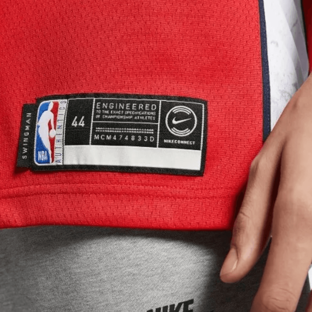 Баскетбольная майка Nike NBA Wizards Wall 2 Jersey Red - изображение 5