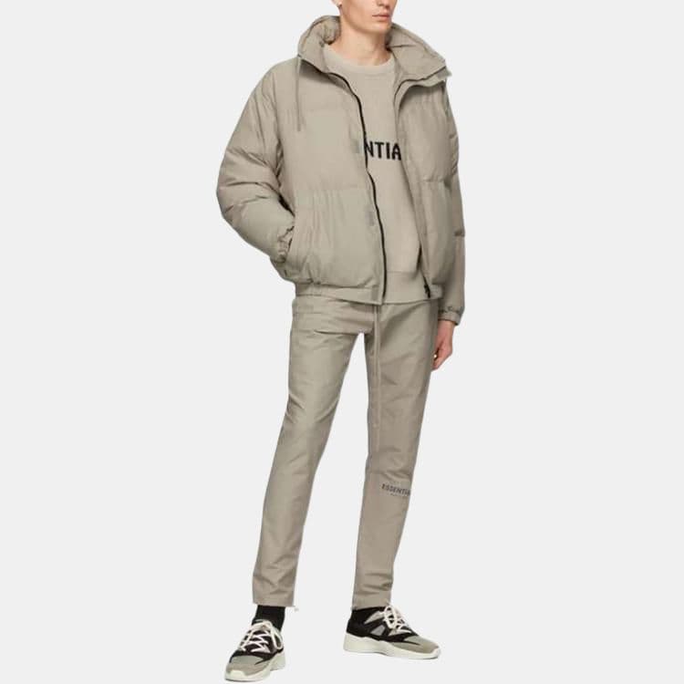 Зимняя куртка пуховик Fear of God Essentials FW20 Puffer Jacket Moss - изображение 4