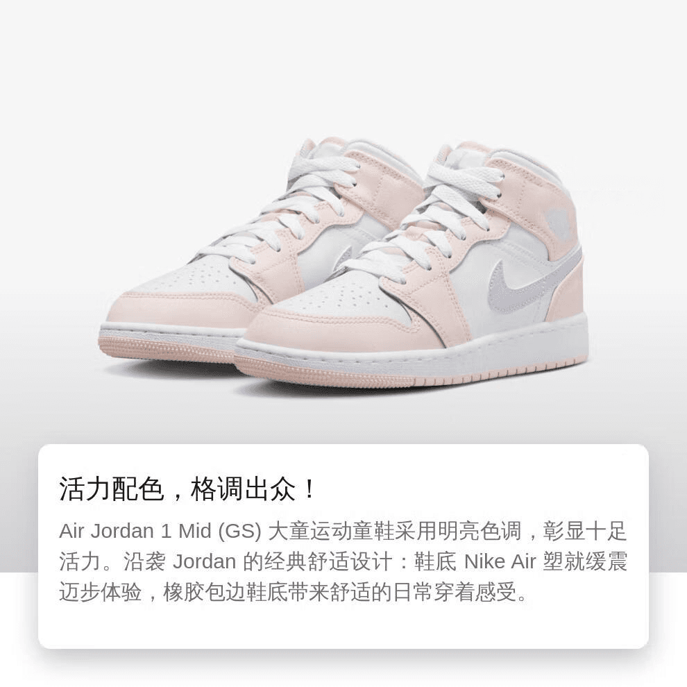 Кроссовки для баскетбола Jordan Air Jordan 1 GS - изображение 2