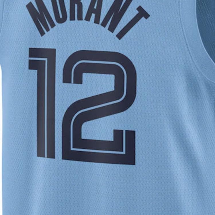 Баскетбольная майка Jordan NBA Ja Morant 12 Jersey Blue - изображение 4