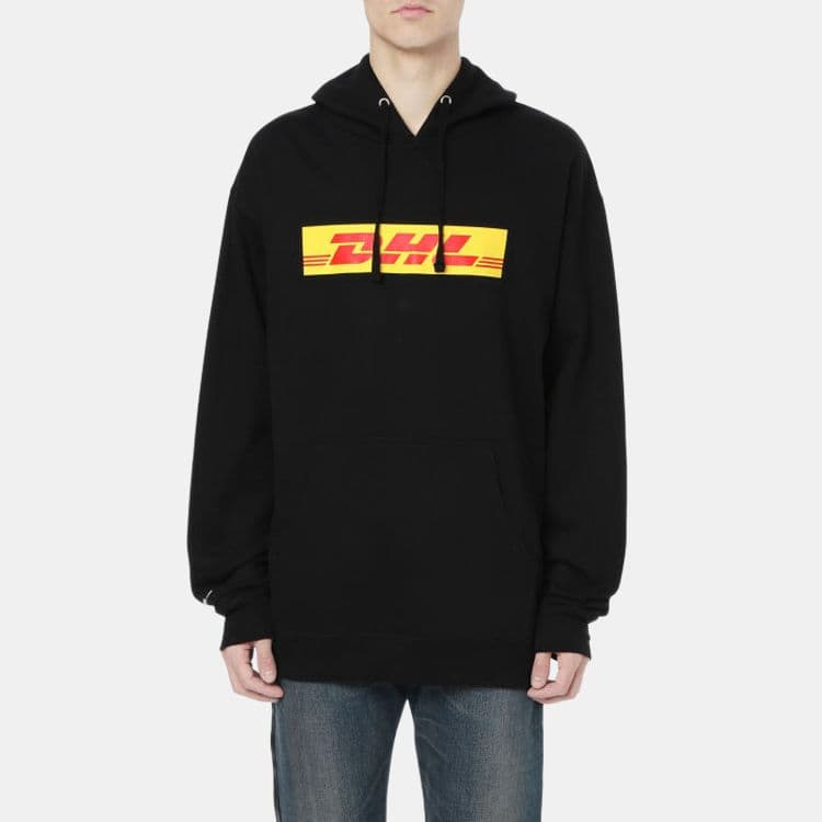 Худи ANTI SOCIAL SOCIAL CLUB x DHL Hoodie Black - изображение 4