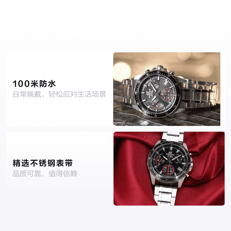 Часы Casio EDIFICE EFV-540D-1AVUPR - изображение 2