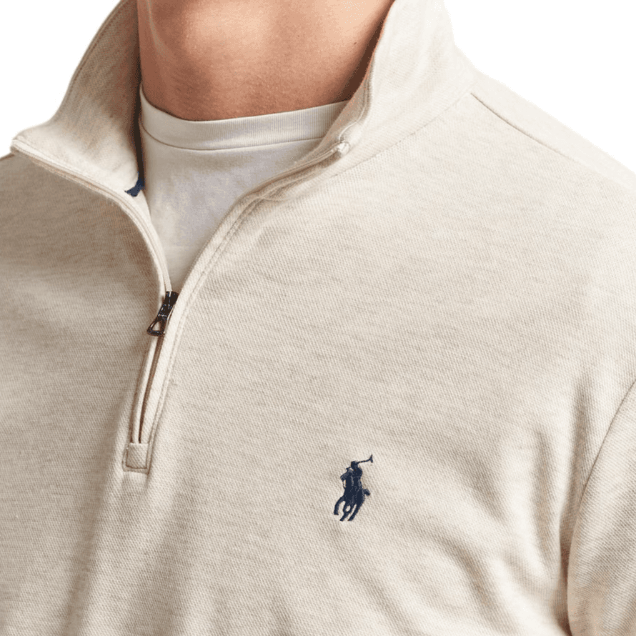 Поло Polo Ralph Lauren Мужское Поло Бежевого Цвета - изображение 3