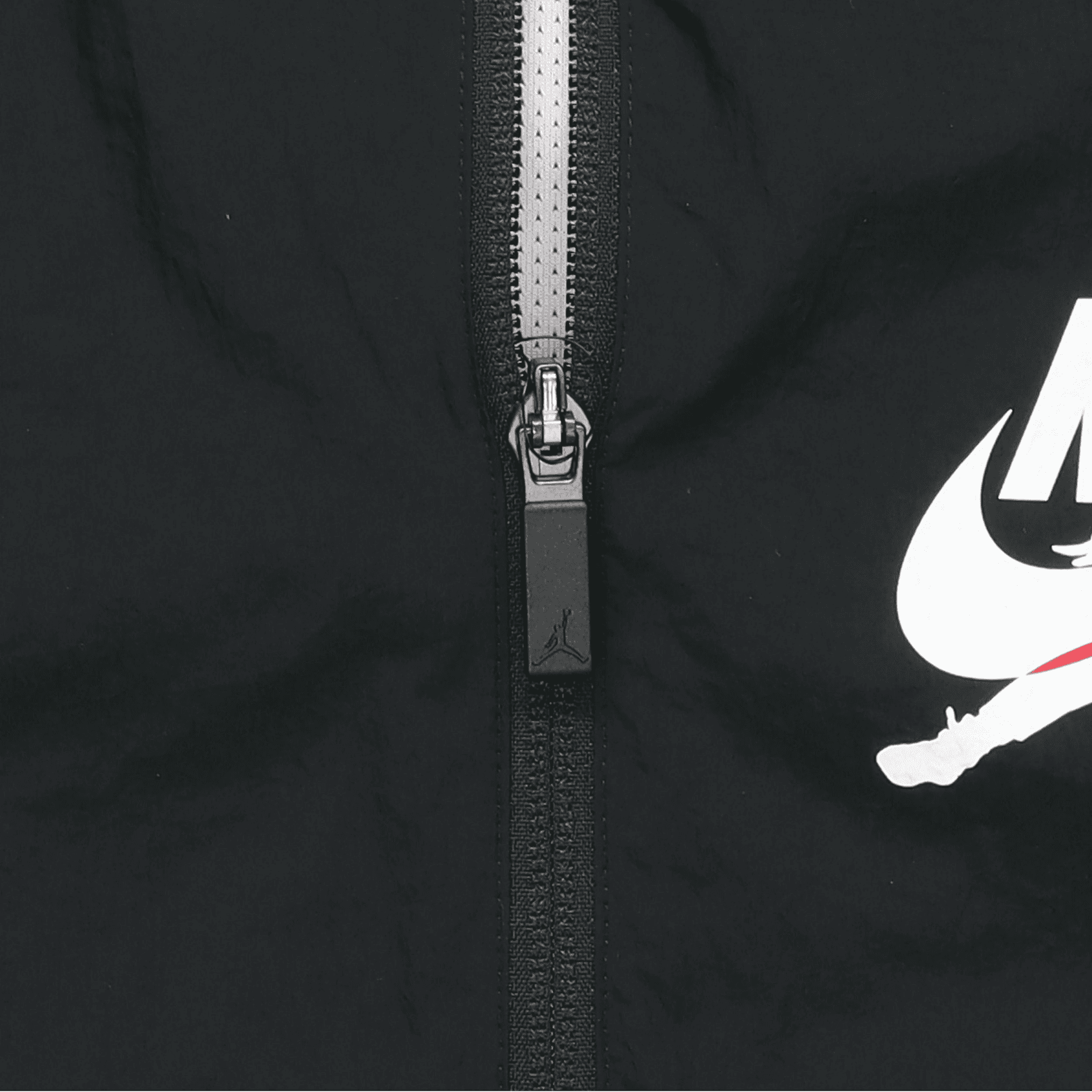 Куртка Jordan Logo Print Basketball Jacket Black White - изображение 4