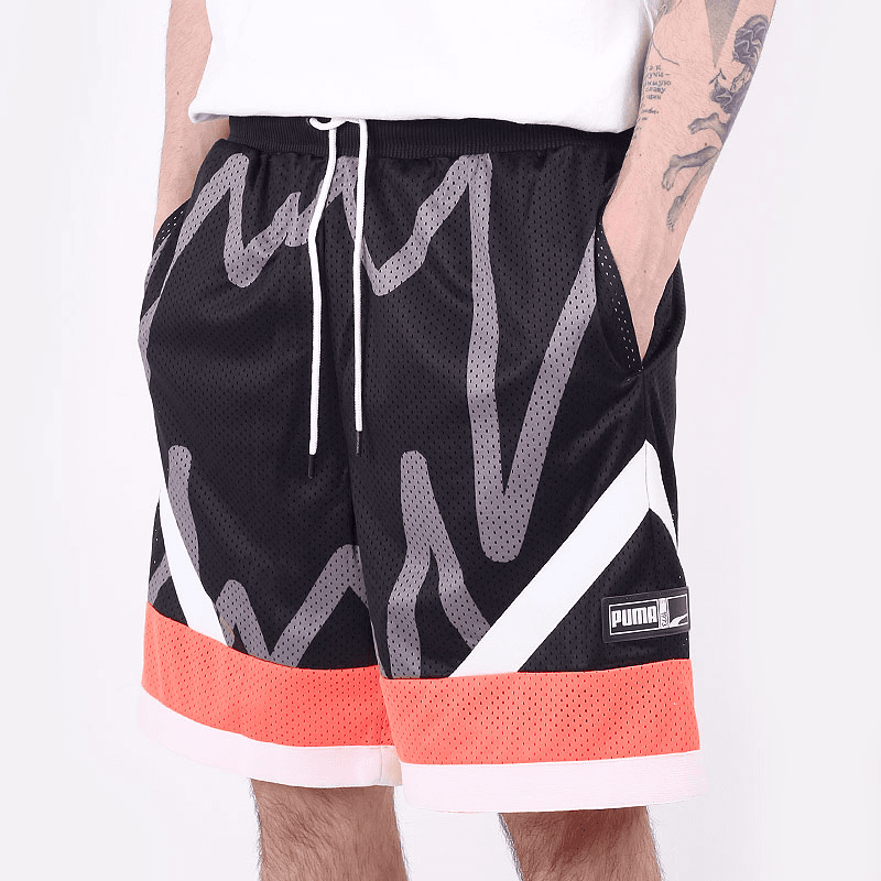 Шорты Puma Basketball Mesh Shorts Black - изображение 5