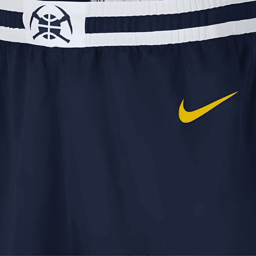 Nike x NBA Denver Nuggets Shorts Kids College Navy - изображение 3