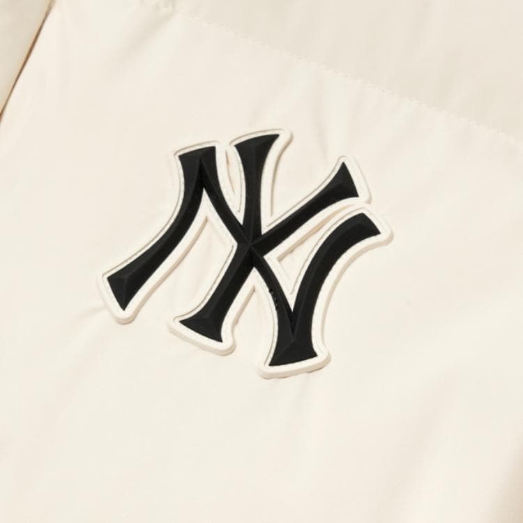 Зимняя куртка MLB Yankees Logo Long Down Jacket White - изображение 4