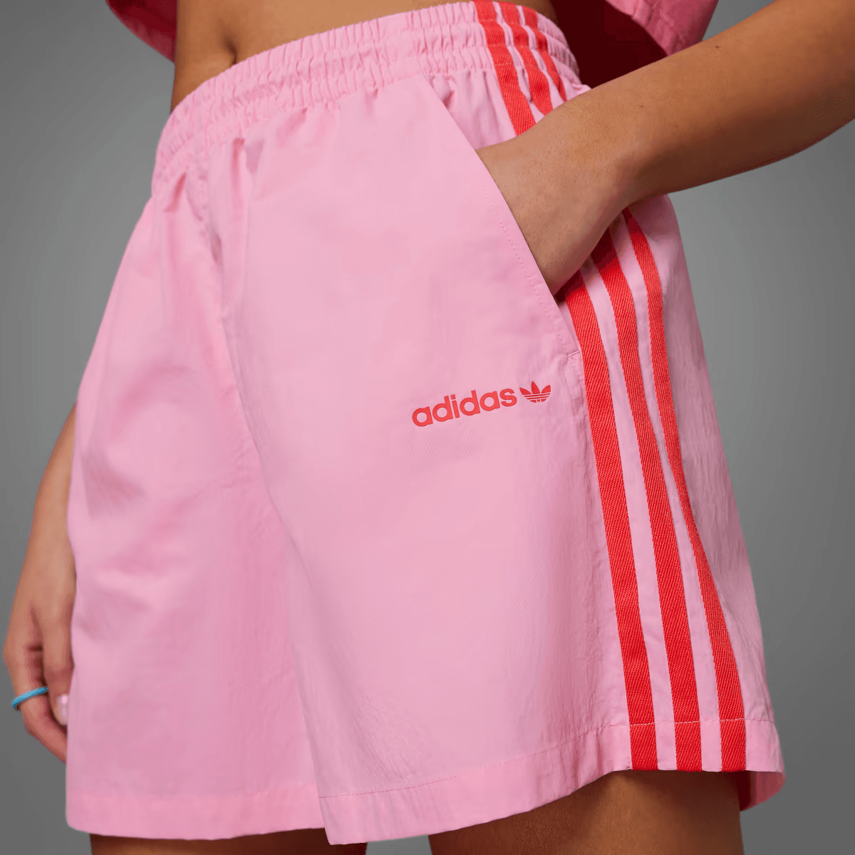 Шорты adidas Originals Shorts Pink - изображение 4