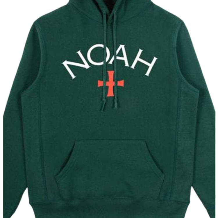 Худи NOAH Core Logo Hoodie Forest Green Logo - изображение 2