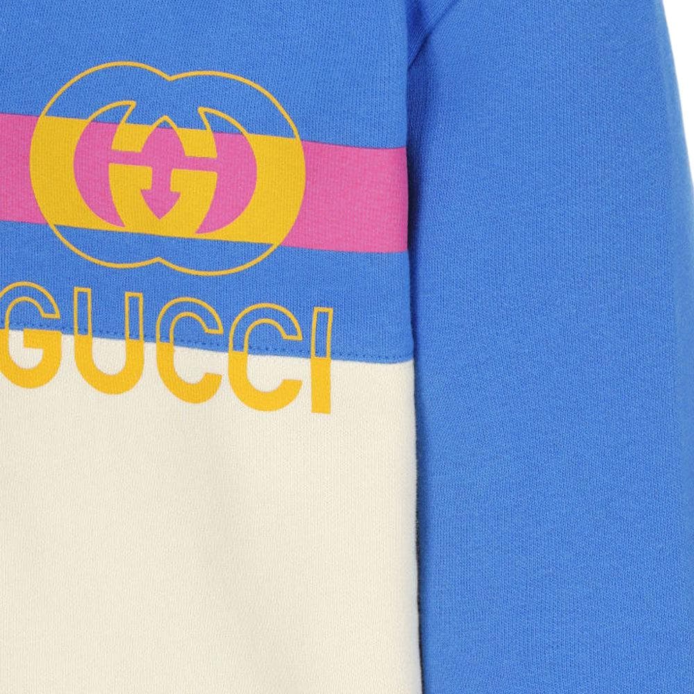Gucci SS23 Colorblock Logo Jacket Boys Blue - изображение 4