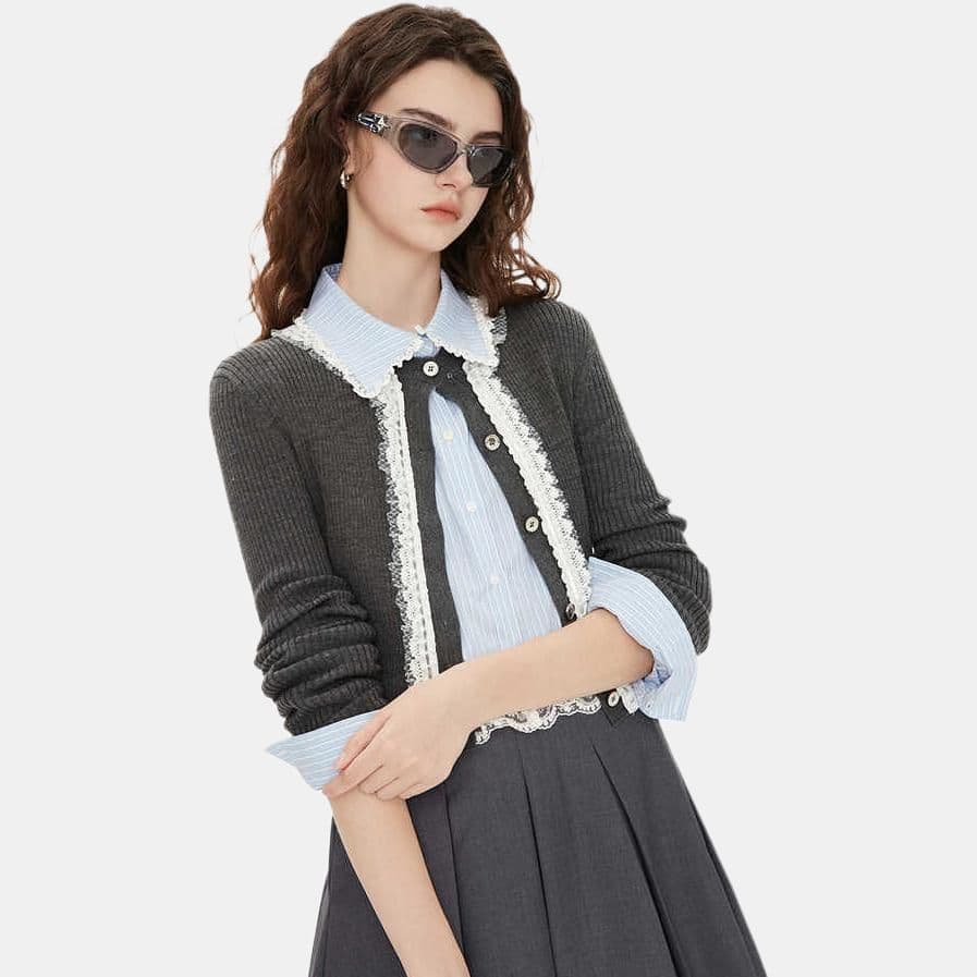 Кофта JORYAweekend Трикотаж Женский Серый - изображение 2