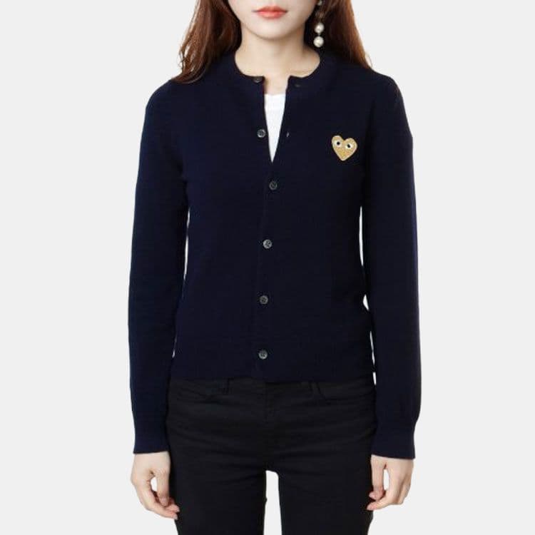 Кардиган CDG Play Cardigan Navy - изображение 2