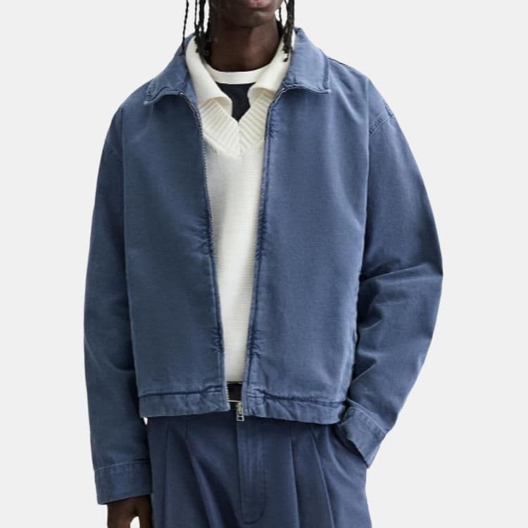 Джинсовая куртка ZARA Casual Washed Denim Jacket - изображение 3