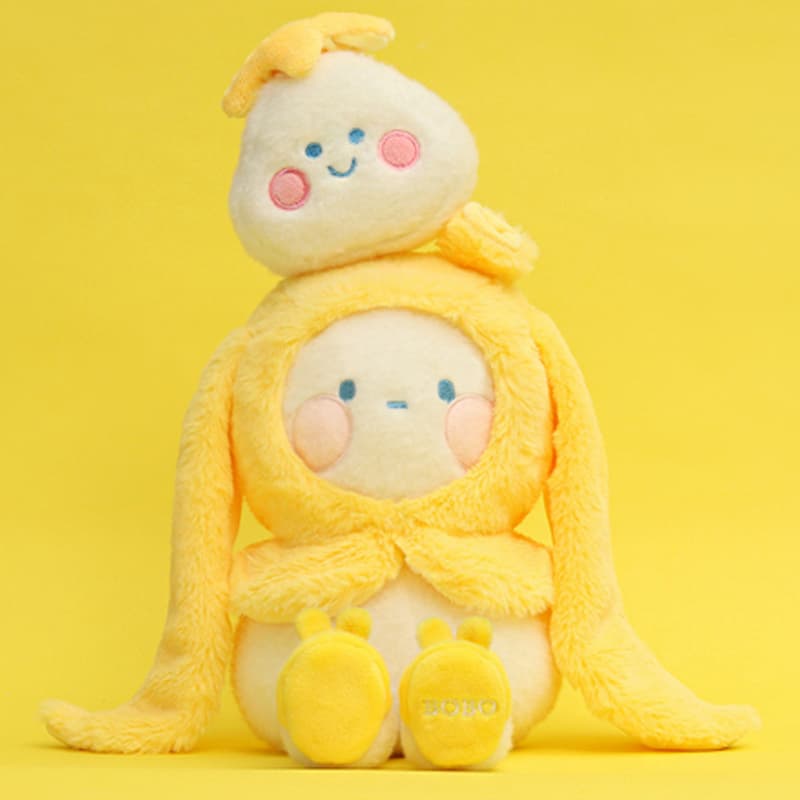 POP MART BOBO&COCO Banana Bunny Plush - изображение 6