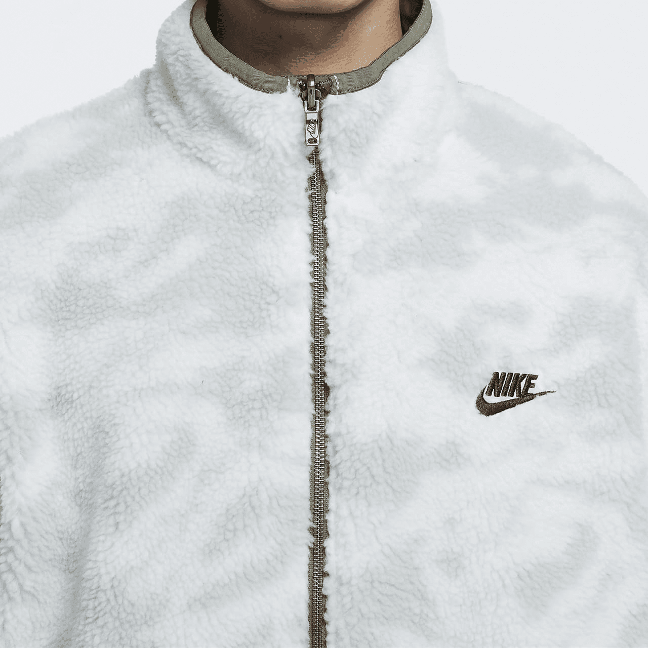 Nike Sherpa Jacket White - изображение 6