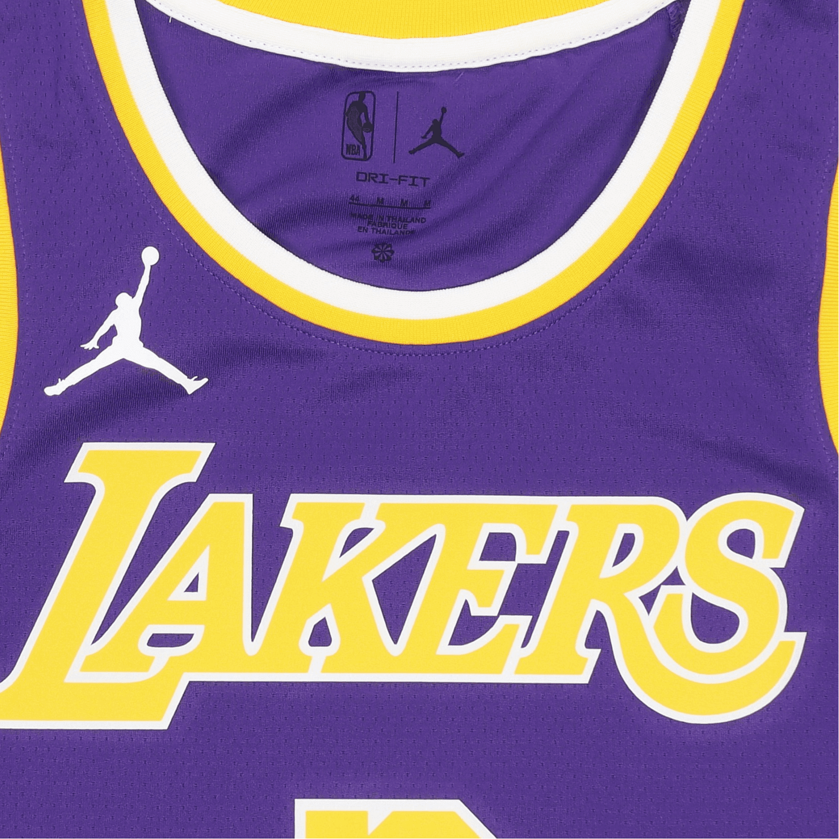 Баскетбольная майка Jordan NBA Anthony Davis 3 Lakers Jersey Purple - изображение 3