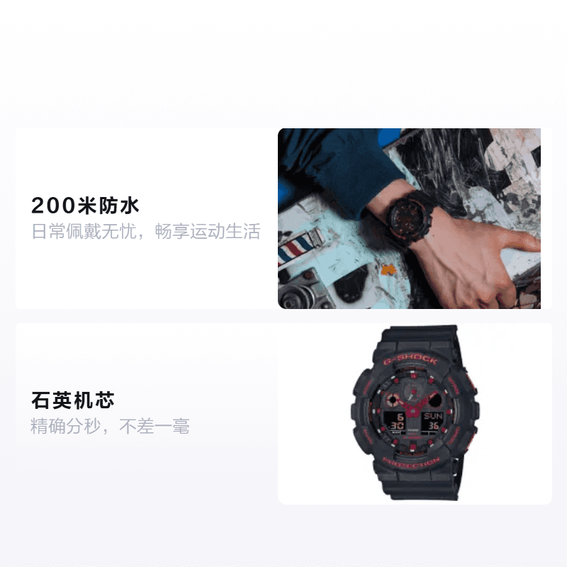 Часы Casio G-Shock GA-100BNR-1A - изображение 2