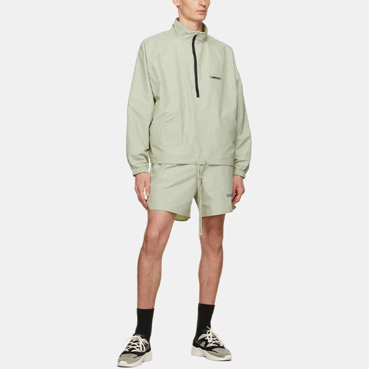 Куртка Fear of God Essentials Half-Zip Track Jacket Sage - изображение 4