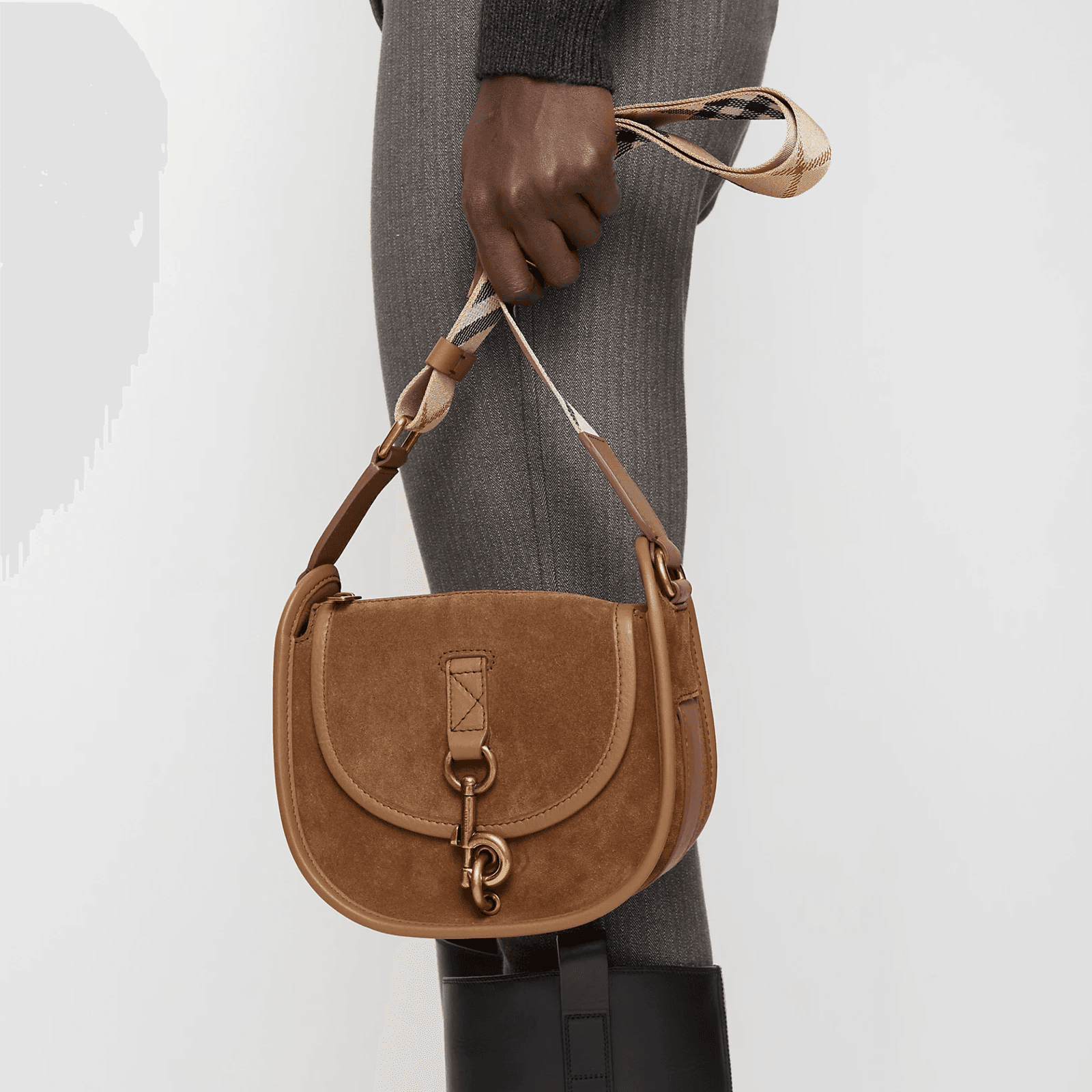 Сумка через плечо Burberry B - изображение 5