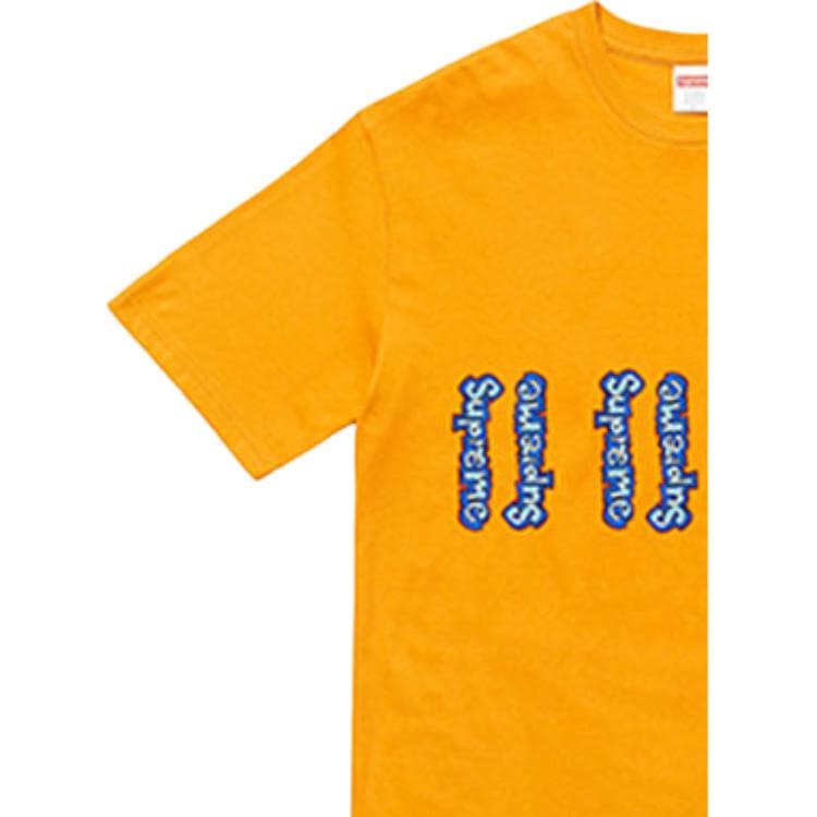 Футболка Supreme SS18 Gonz Logo Tee Mustard LogoT - изображение 5