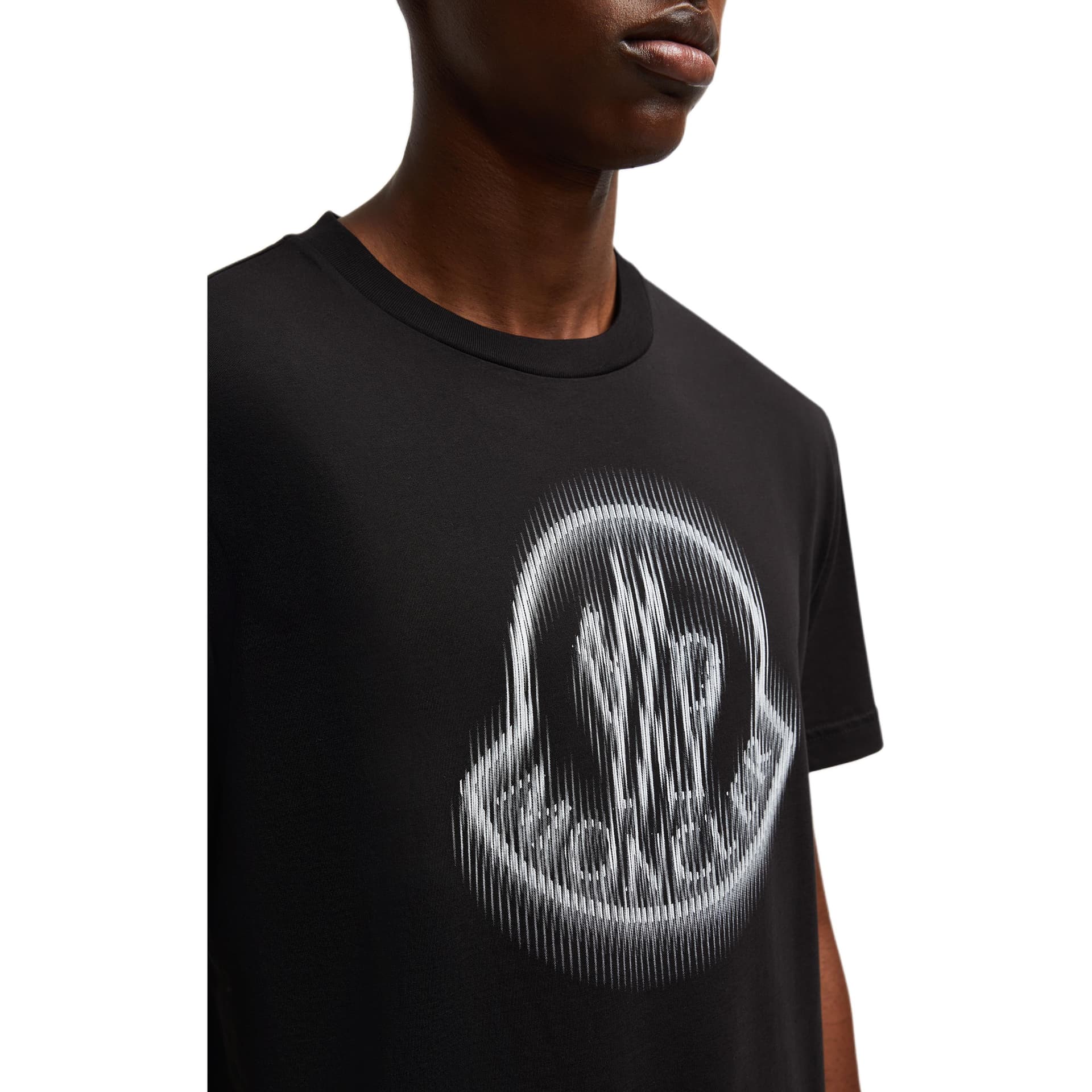 Футболка Moncler Logo Print T-Shirt Black - изображение 5