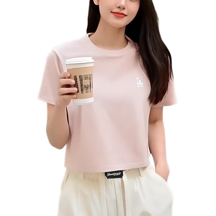 Футболка MLB BASIC SMALL LOGO Slim Crop T — фото 3