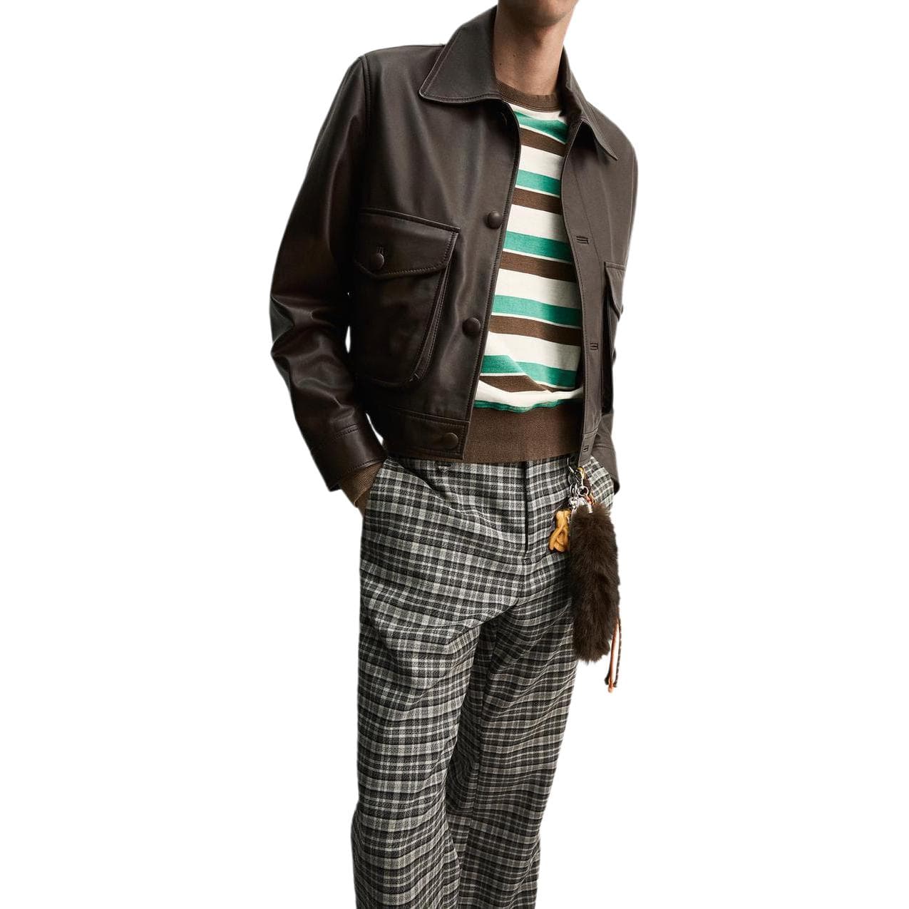 Кожаная куртки ZARA x Disney Harry Lambert FW25 - изображение 3