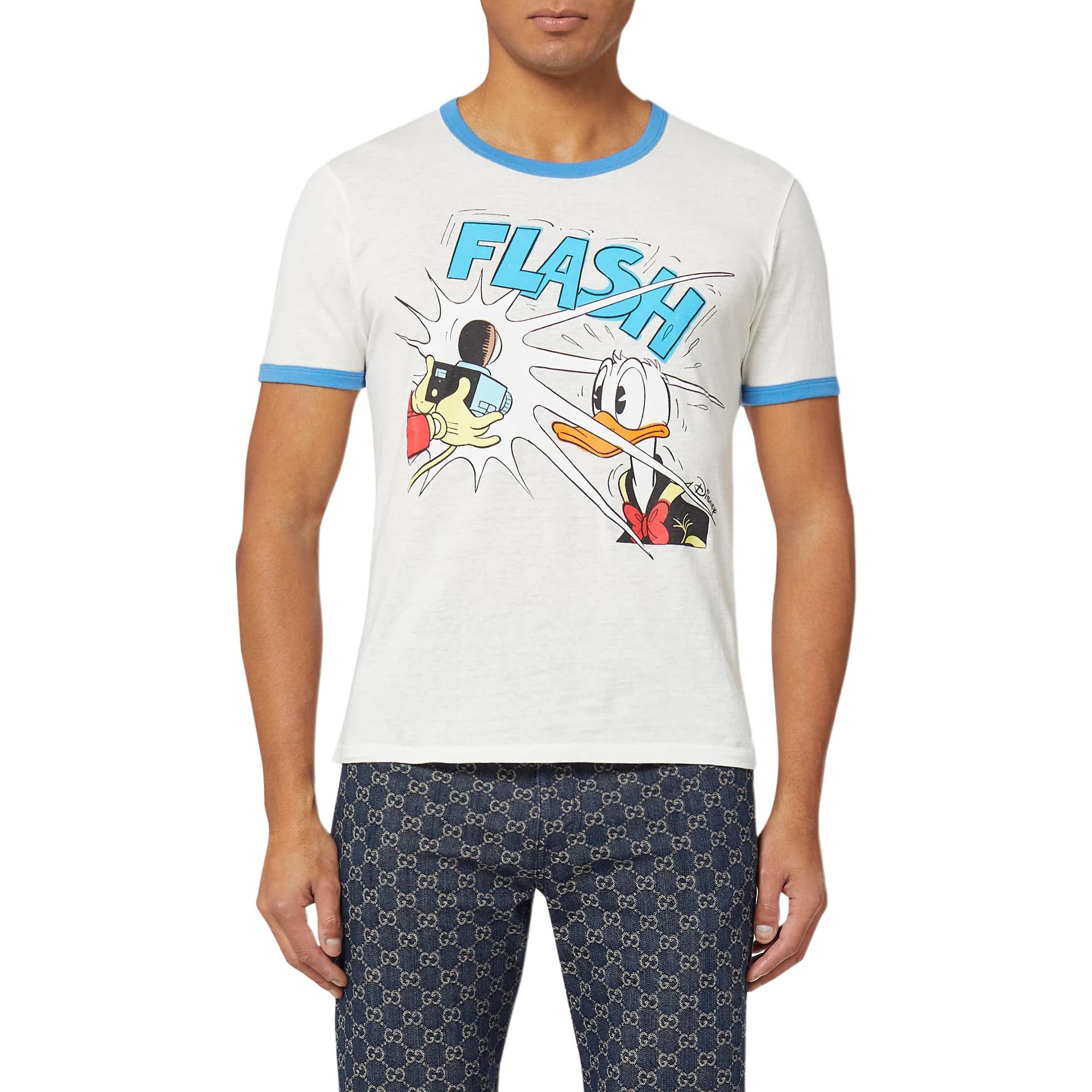 Футболка Gucci Ivory Donald Duck T-Shirt - изображение 8