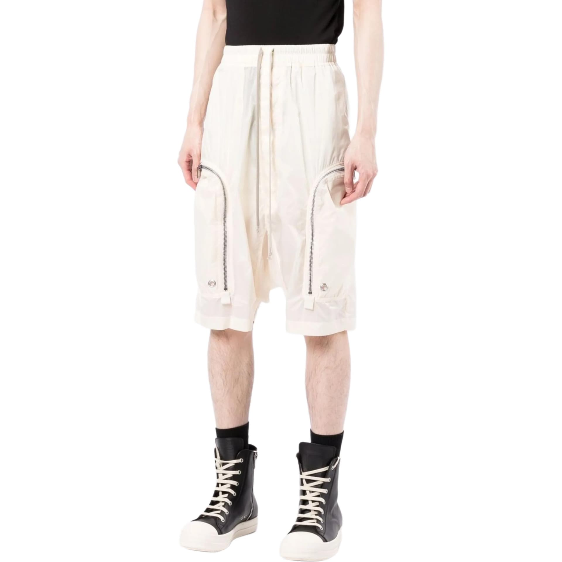 Шорты Rick Owens DRKSHDW White Shorts - изображение 4