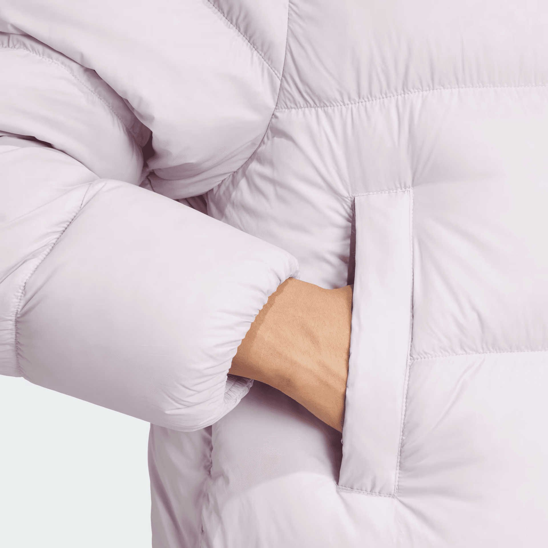 Зимняя куртка adidas RegenDown Puffer Silver — фото 4