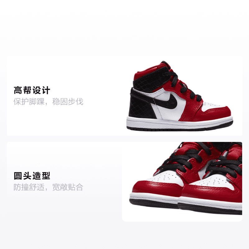 Кроссовки Jordan Air Jordan 1 Retro High OG "Satin Red" 2020 - изображение 2