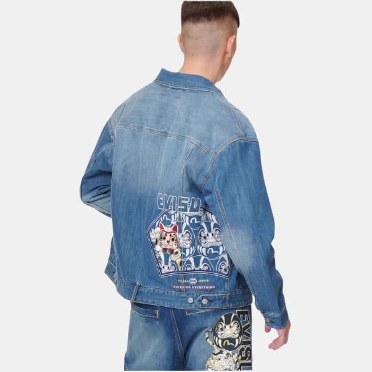 Джинсовая куртка EVISU SS22 - изображение 3