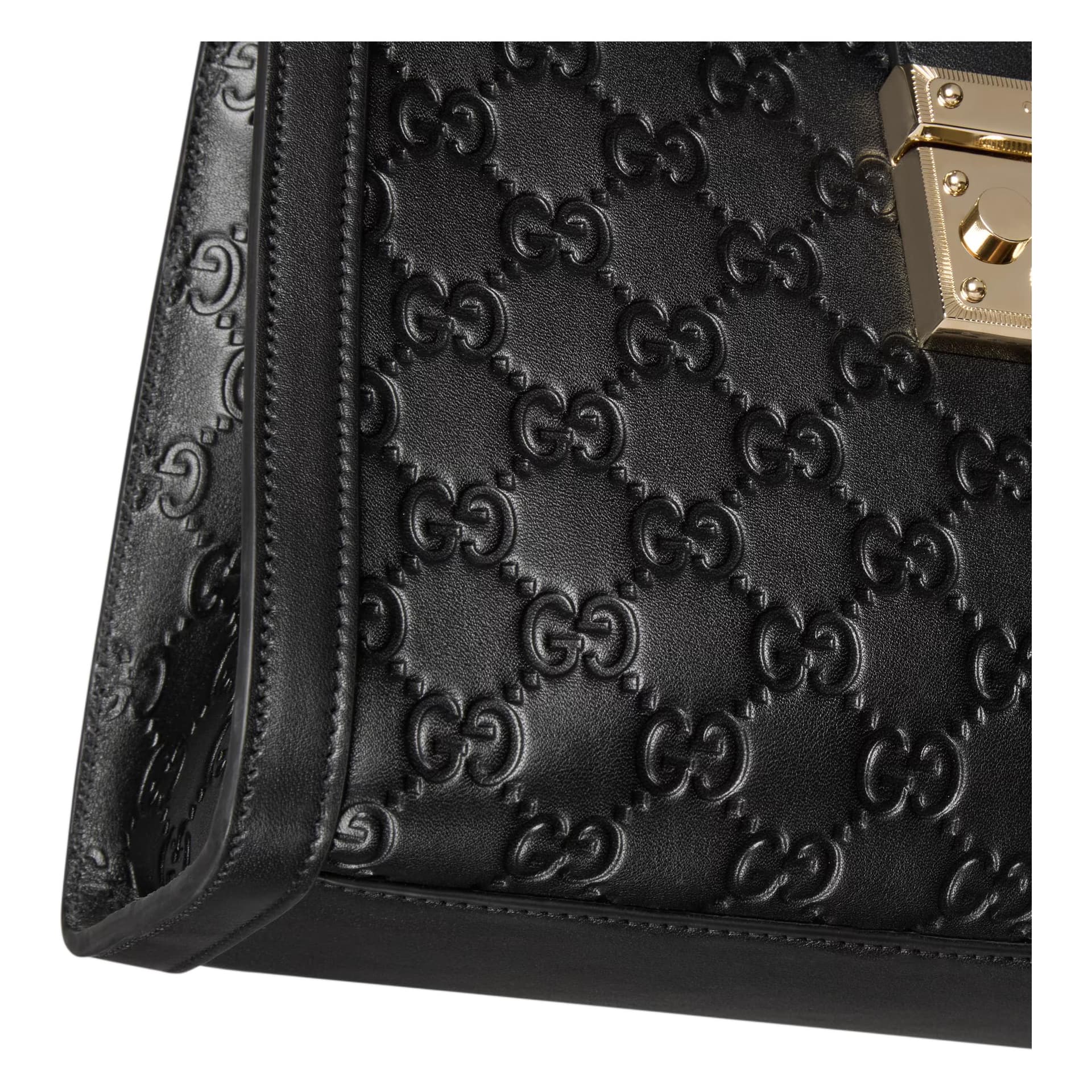 Сумка GUCCI Padlock Medium Shoulder Bag Black - изображение 8