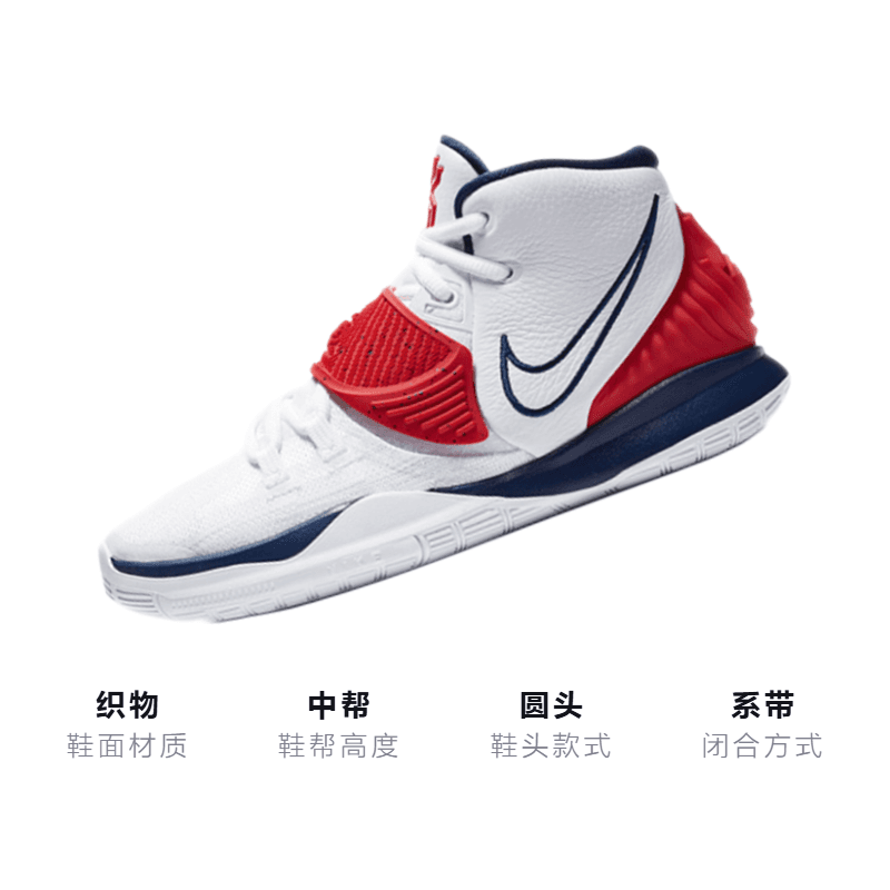 Кроссовки для баскетбола Nike Kyrie 6 "USA" - изображение 3