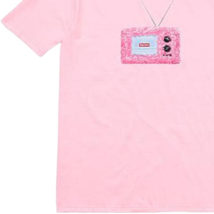 Футболка Supreme SS18 TV Tee Light Pink - изображение 5