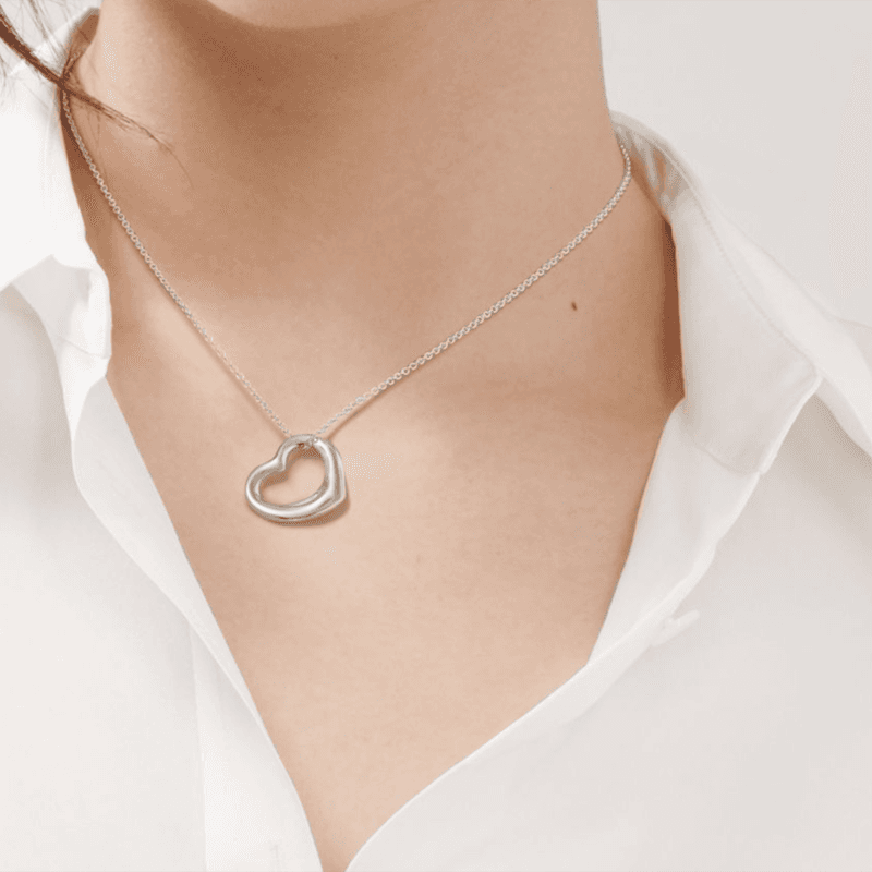 Ожерелье Tiffany & Co. Elsa Peretti Heart Pendant Necklace - изображение 4