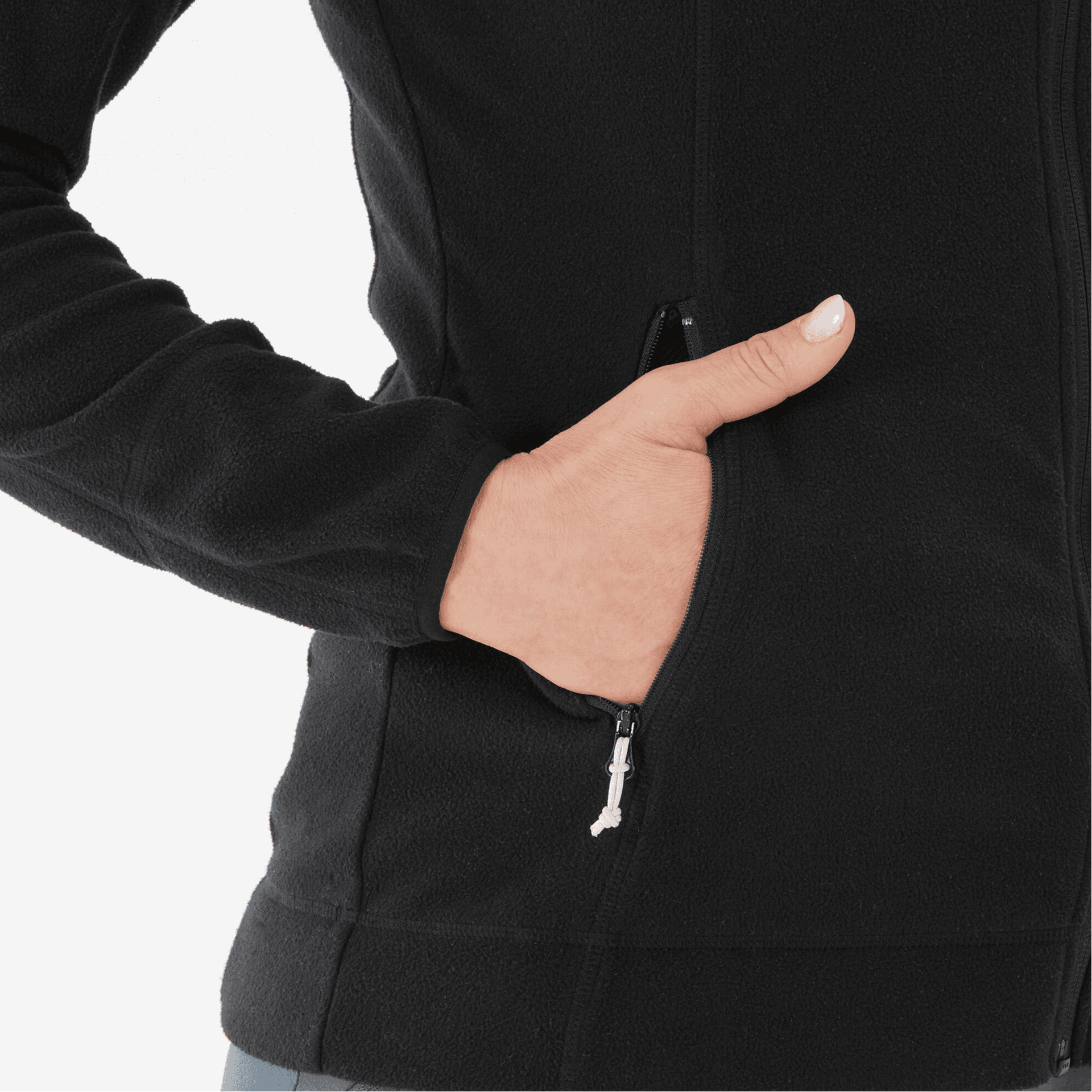 DECATHLON Флис Женская Одежда Черного Цвета - изображение 4
