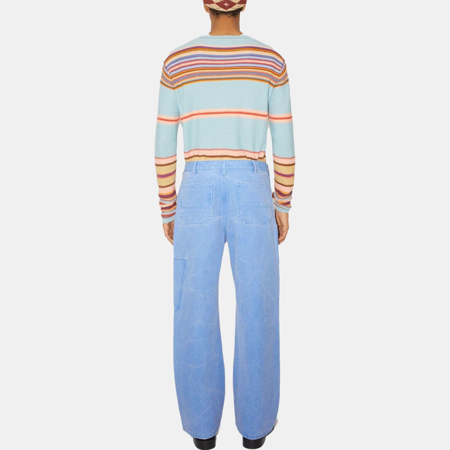 Штаны Acne Studios FW23 Patch Canvas Trousers Face - изображение 5
